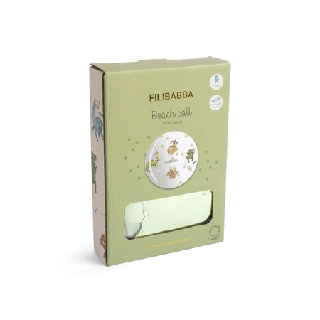 Filibabba Piłka plażowa Alfie Dino Beach Confetti