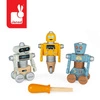 Drewniane roboty do składania ze śrubokrętem Brico'kids, Janod