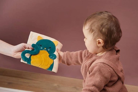 Kaloo Karty sensoryczne miękkie dwustronne 5 szt. Kotki Stimuli