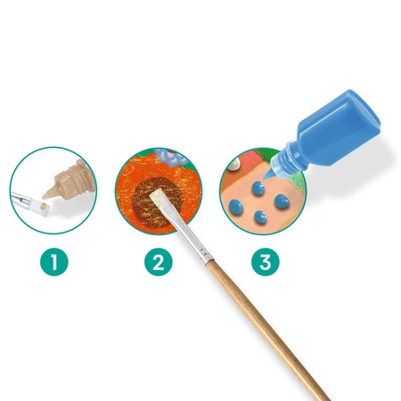 Zestaw art. malowanie 3D - LAS TROPIKALNY DJ08968