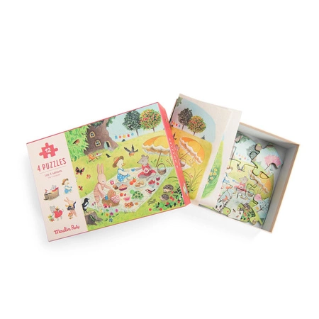 Puzzle kartonowe "PORY ROKU" Grande Famille 632440