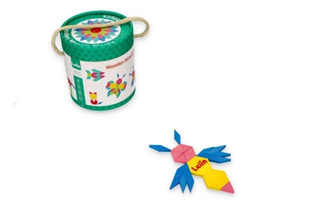 Układanka mozaika w wiaderku