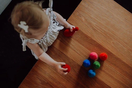 Rubbabu Zestaw do gry w kręgle sensoryczny mały