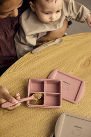 Filibabba Silikonowy pojemnik do mrożenia posiłków 2pack Rose Mix