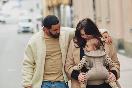 BABYBJORN ONE AIR 3D MESH - nosidełko, Szary Beż