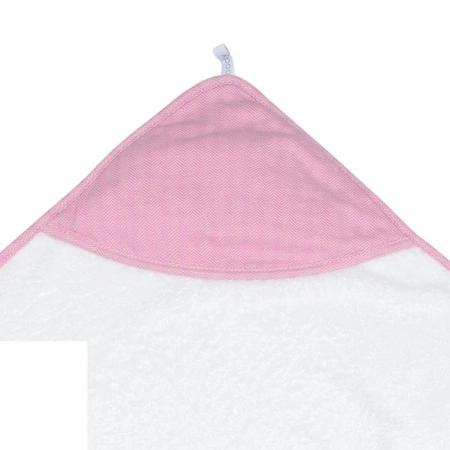 Juddlies Bambusowy Ręcznik z Kapturem Pink