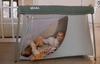 Łóżeczko turystyczne dwupoziomowe z funkcją kojca 3w1 Eazy sleep Mineral grey