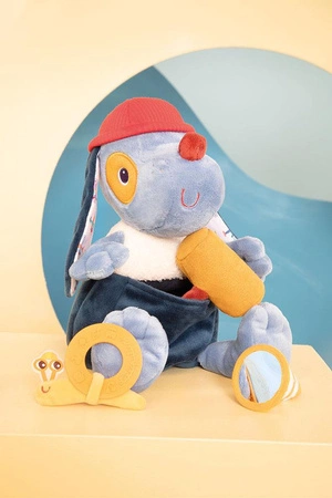 Lilliputiens Przytulanka aktywizująca wielofunkcyjna z akcesoriami Piesek Jules 9 m+