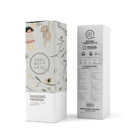 Cool Bottles Butelka termiczna Kids 260 ml Triple cool Hanging Friends