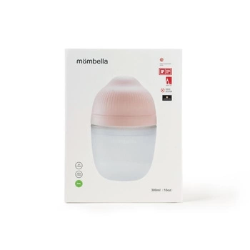 Mombella Butelka Antykolkowa dla Noworodka Roze Silikonowa 300ml