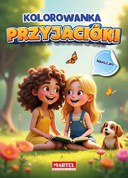 Przyjaciółki. Kolorowanka z naklejkami