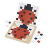 Janod Drewniana układanka mozaika piksele Symetria i kodowanie 4w1 5+