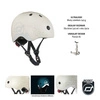 SCOOTANDRIDE Kask z odblaskami XXS-S dla dzieci 1-5 lat Ash Bear