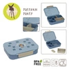 Lassig Lunchbox Bento z przegródkami Pattern Party Blue/green