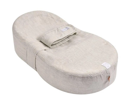 Ergonomiczny materac dla niemowląt Cocoonababy Linen, Red Castle