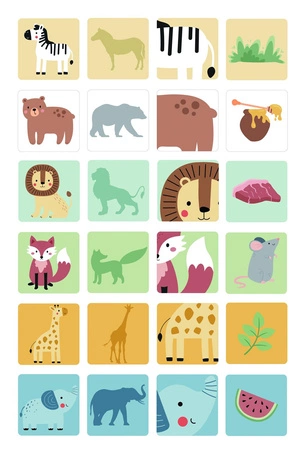 TOOKY TOY Gra Zręcznościowa Zwierzęta 82 el.