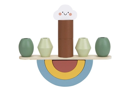 TOOKY TOY Drewniane Zwierzęta Układanka w Stosy