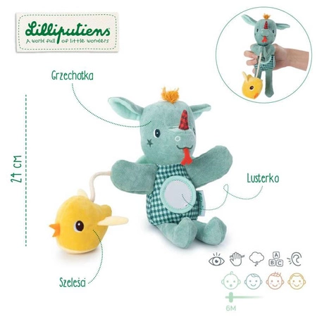 LILLIPUTIENS Pacynka aktywizująca Smok Joe 6 m+