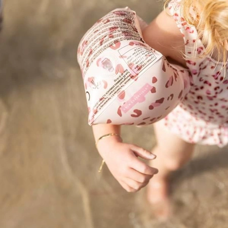 The Swim Essentials Rękawki do pływania 0-2 lata Old Pink Leopard 2020SE496