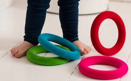 Rubbabu Zestaw do gry w obręcze sensoryczny