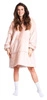 Bluza koc Oversize Pudrowy róż Cozy Noxxiez CH357