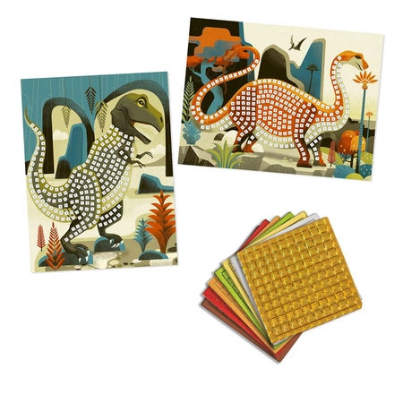 Djeco mozaika wyklejanka mozaiki dinozaury
