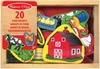 Magnesy dla dzieci Na Farmie 20 sztuk 19279-Melissa & Doug, układanki magnetyczne