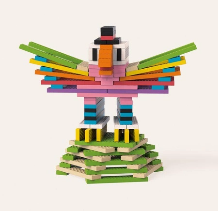 Kreatywne klocki konstrukcyjne kolorowy Fun Box Bioblo 200 elementów