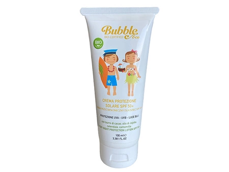 Organiczny krem przeciwsłoneczny dla dzieci SPF 50 0m+ BUBBLE&CO