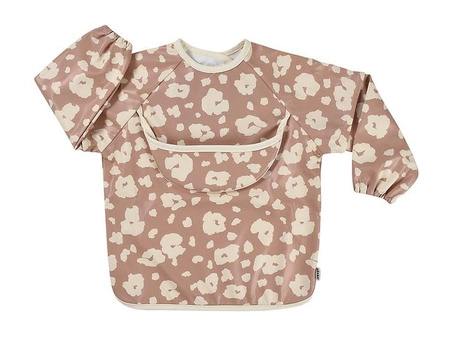 Beaba Śliniak 2w1 z odpinanym długim rękawem Savannah bloom