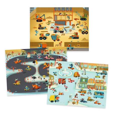 Zestaw kalkomanii - POJAZDY DJ09357