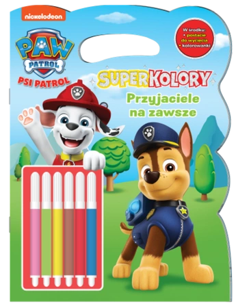 Przyjaciele na zawsze. Psi Patrol. Superkolory