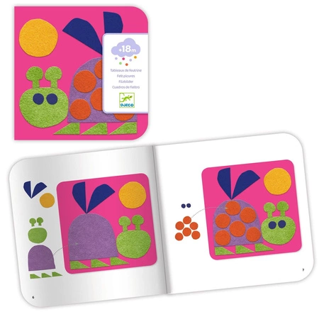 Wyklejanki filcowe MAŁE STWORZENIA DJ00085