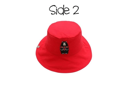 FlapJack Dwustronny Kapelusz do Kolorowania DIY Niedźwiedź M