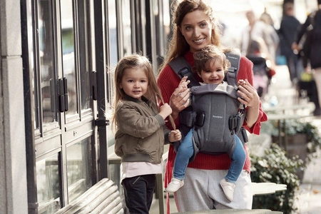 BABYBJORN ONE - nosidełko, Denim Szary/Ciemnoszary