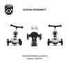 Zestaw Kask + SCOOTANDRIDE Highwaykick 1 2w1 Jeździk i hulajnoga 1-5 lat Steel