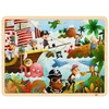 TOOKY TOY Drewniane Puzzle Piraci 48 el.