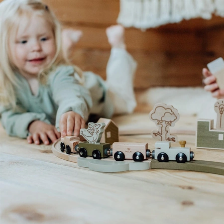 Drewniana kolejka, tory Micki Premium