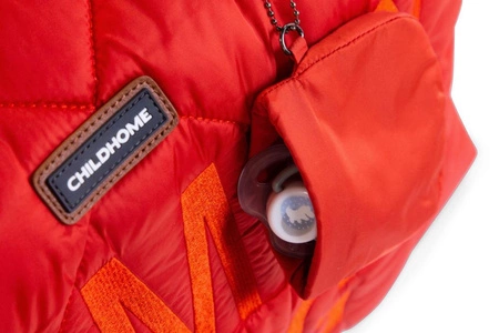 Childhome Torba Mommy Bag Pikowana Czerwona