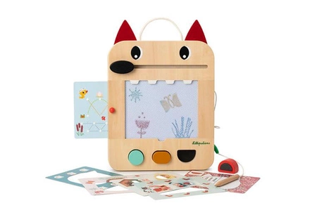 LILLIPUTIENS Drewniana tablica – znikopis Wilk Louis 2 lata+