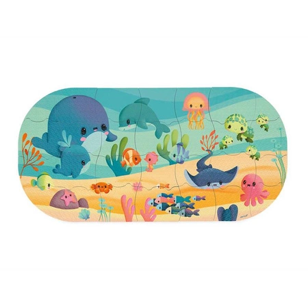 Puzzle do kąpieli Ocean 28 elementów 3+, Janod