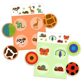 Gra edukacyjna loto MAŁE ZWIERZĄTKA DJ08191