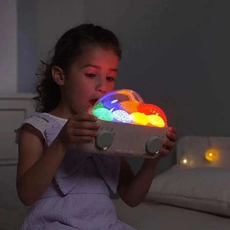 Muzyczny projektor z bajkami CloudBox - Wersja hiszpańsko - angielska