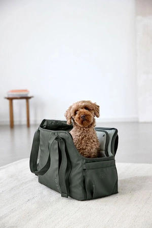 PALOPA Torba transportowa dla psa do 10kg Weda dark olive
