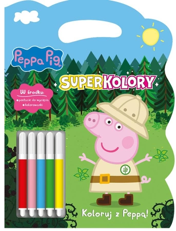 Koloruj z Peppą! Świnka Peppa. SuperKolory