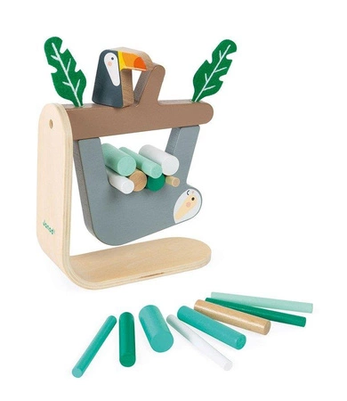 Gra balansowa drewniana Leniwiec 3+, Janod