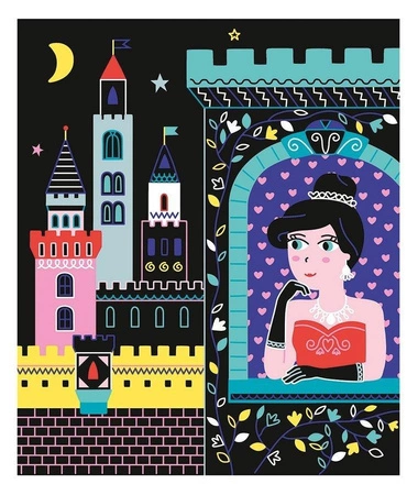 Zestaw kreatywny Do zdrapywania Księżniczki 5+, Janod