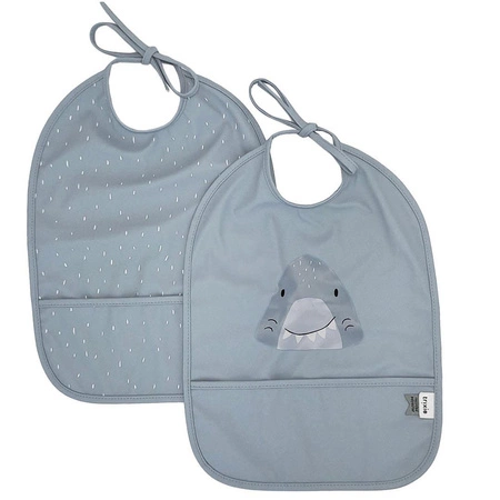 Wodoodporny Śliniak 2 szt. - Rekin Trixie Baby