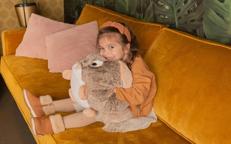 Królik Poduszka i pluszowy ogrzewacz do dłoni 2w1 Cozy Noxxiez HW701