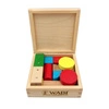 Drewniano-magnetyczne klocki WABI, 20 elementów